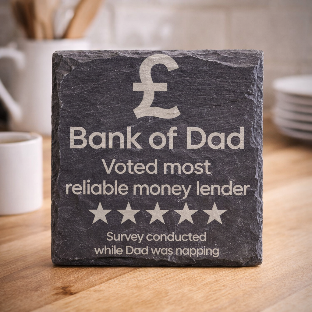 Bank of Dad - lifestyle product photo