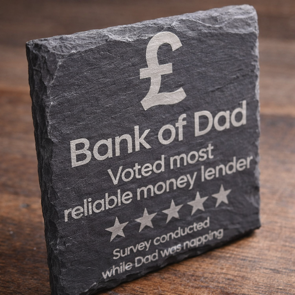 Bank of Dad - wood grain and detail angle