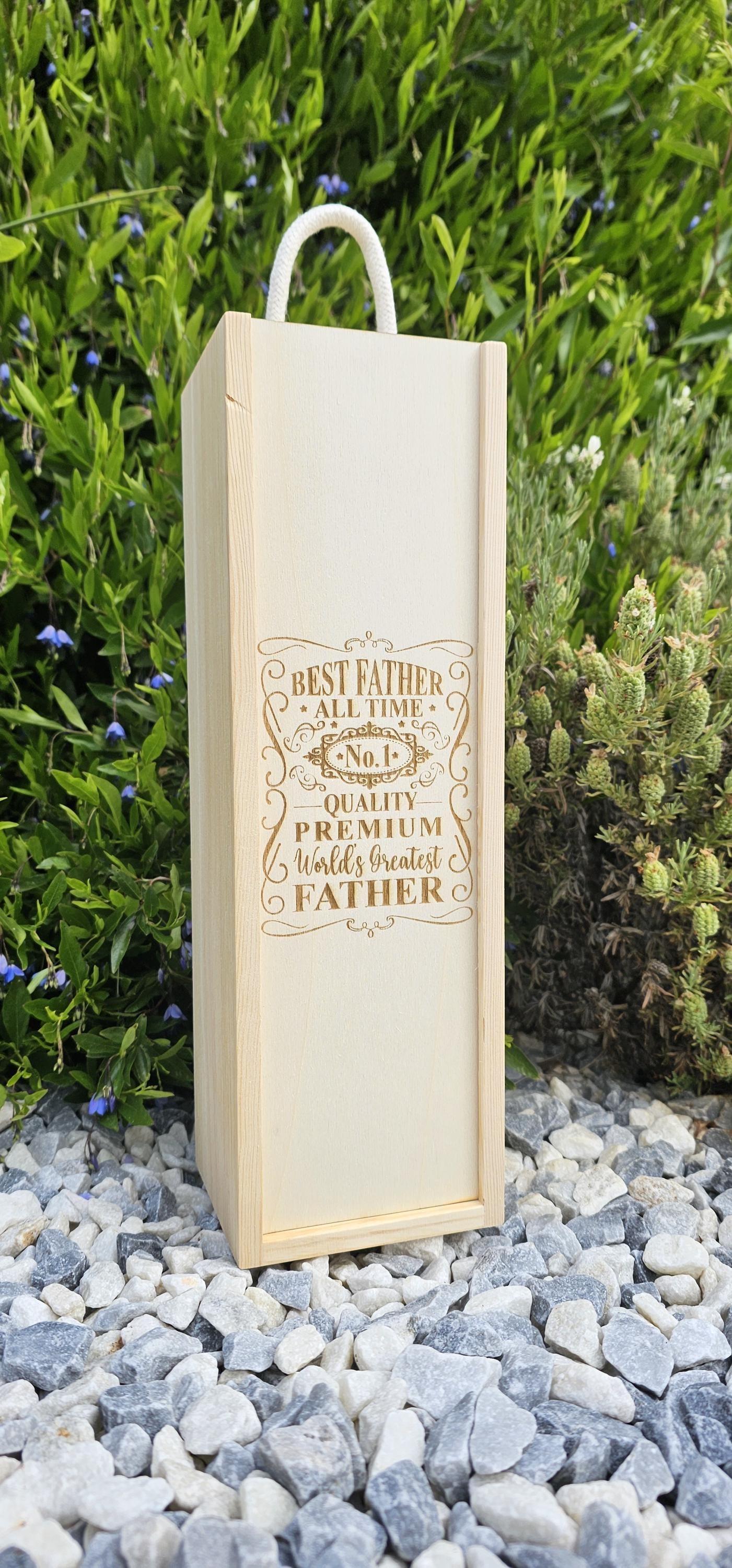 Best father of all time wine box