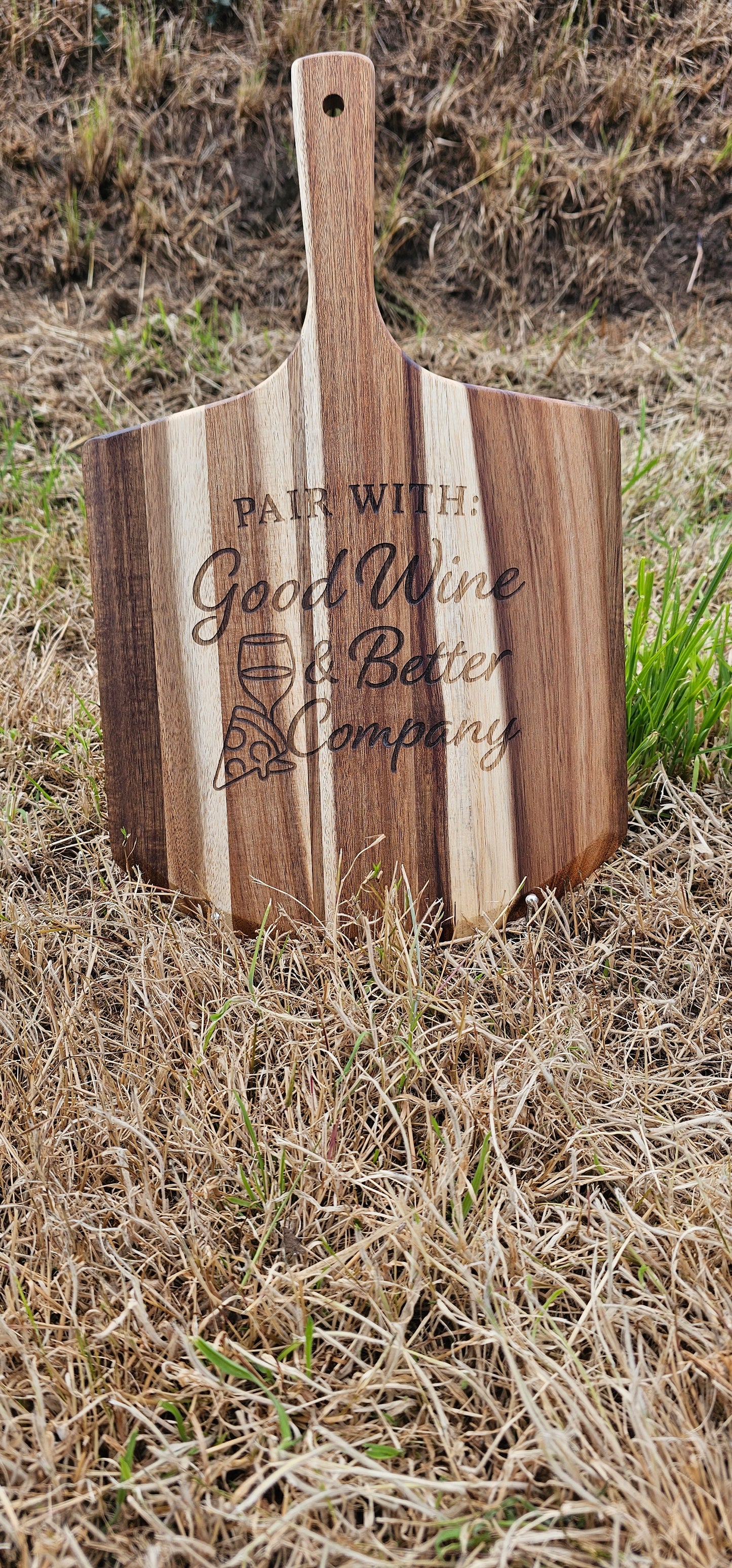 Pair With: Good wine and friends pizza board